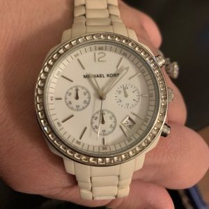 Michael Kors white bracelet watch